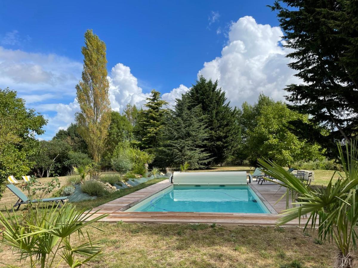 Chambres D Hotes Avec Piscine Et Spa La Foliere Saumur Villebernier 外观 照片
