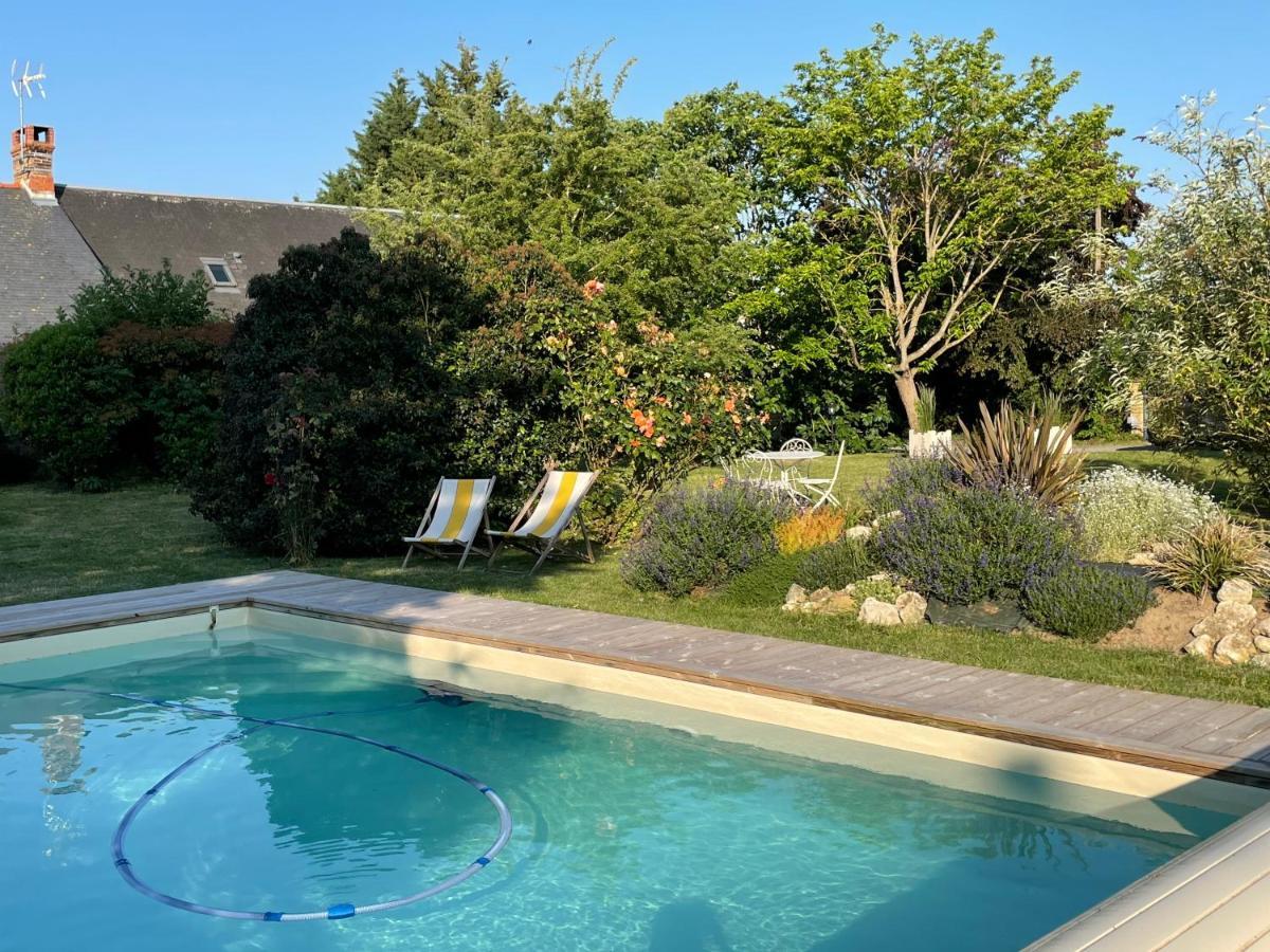 Chambres D Hotes Avec Piscine Et Spa La Foliere Saumur Villebernier 外观 照片