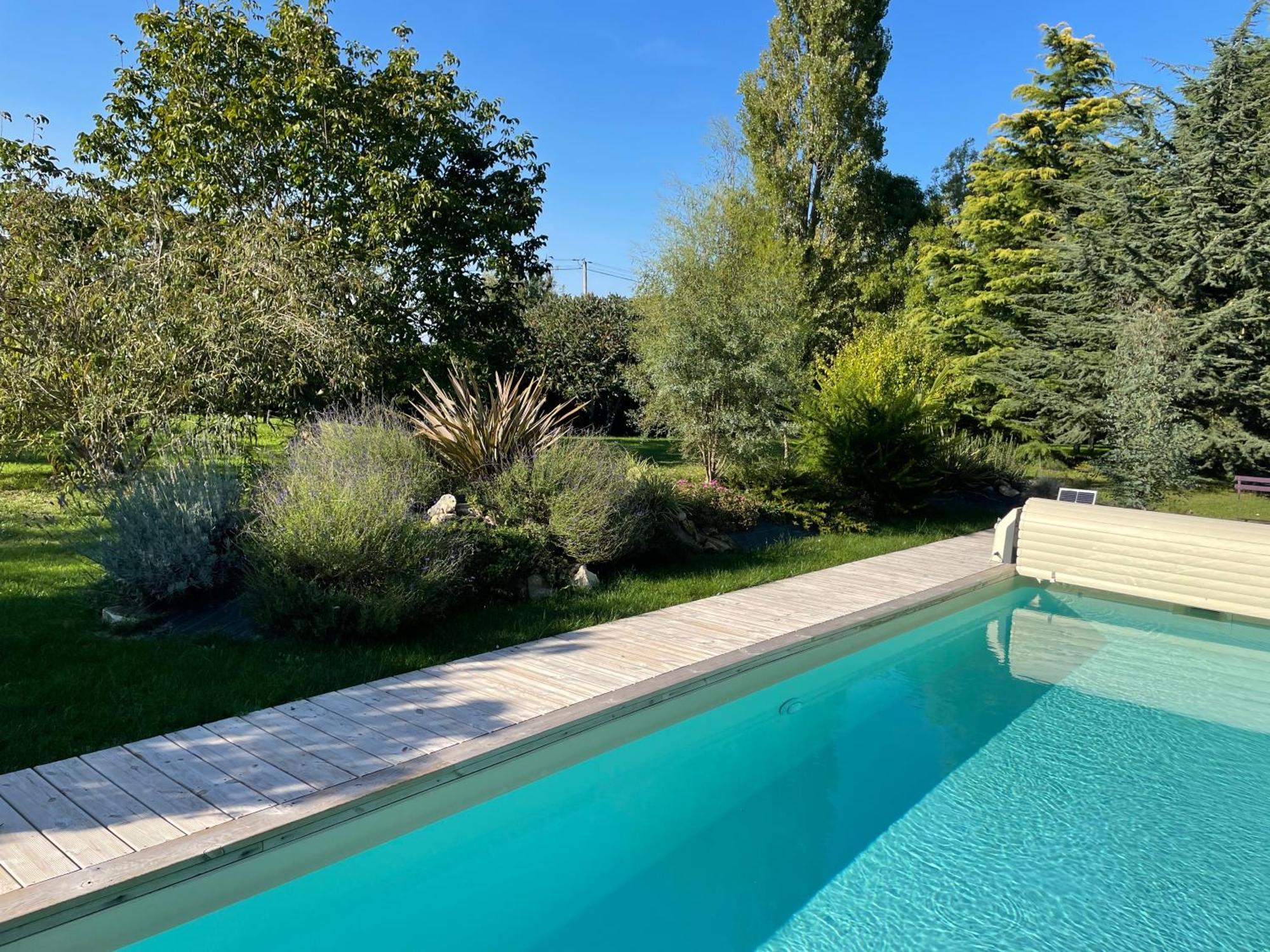 Chambres D Hotes Avec Piscine Et Spa La Foliere Saumur Villebernier 外观 照片