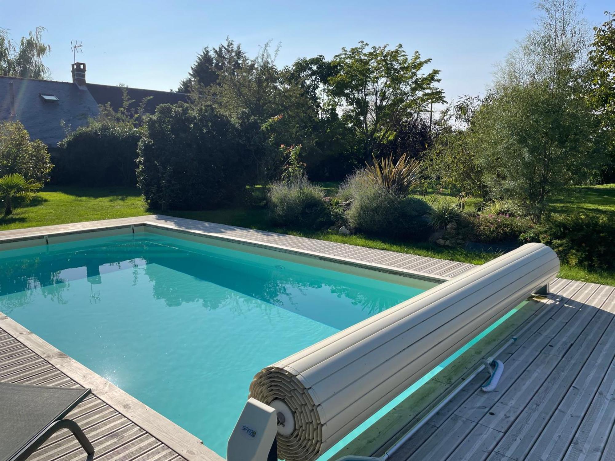 Chambres D Hotes Avec Piscine Et Spa La Foliere Saumur Villebernier 外观 照片