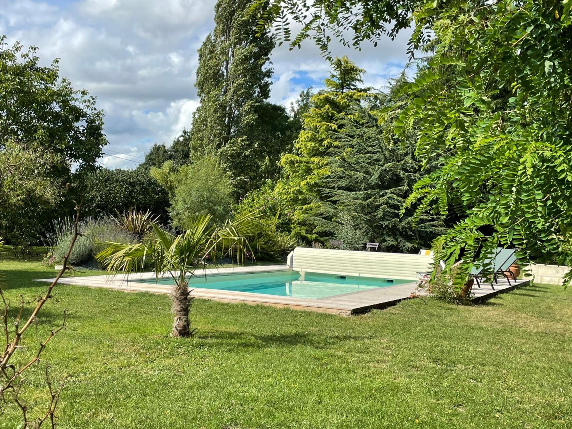 Chambres D Hotes Avec Piscine Et Spa La Foliere Saumur Villebernier 外观 照片