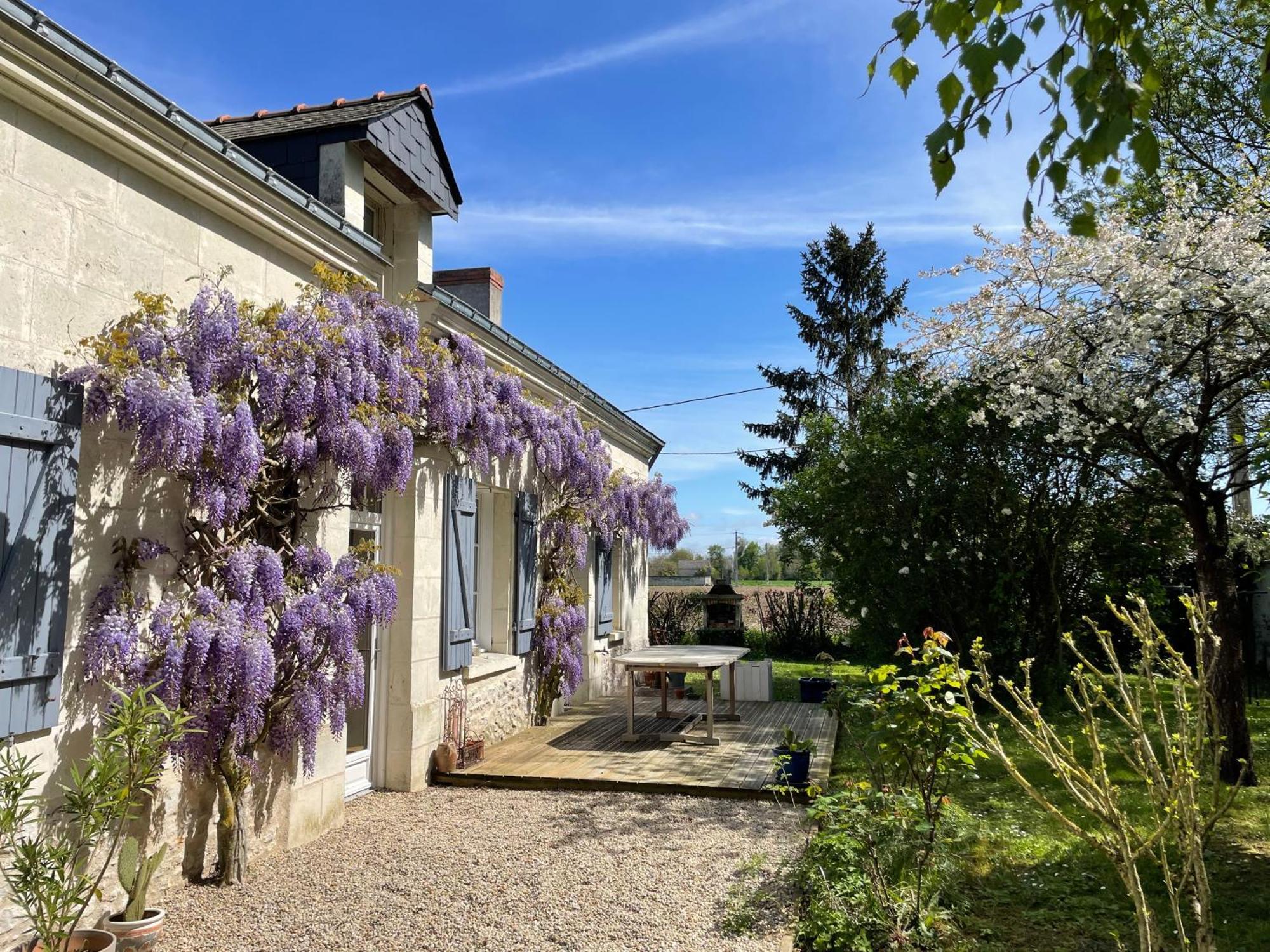 Chambres D Hotes Avec Piscine Et Spa La Foliere Saumur Villebernier 外观 照片