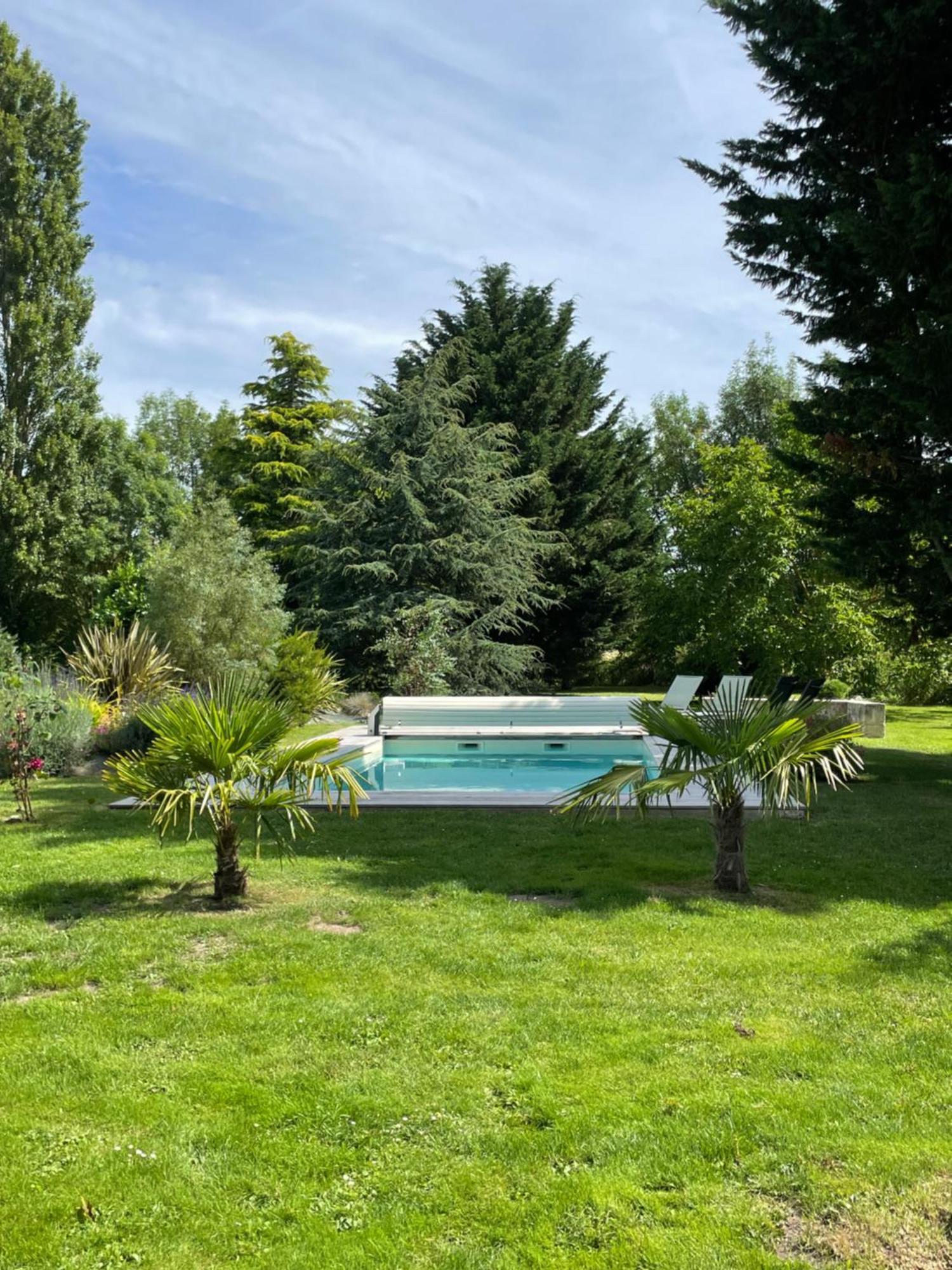 Chambres D Hotes Avec Piscine Et Spa La Foliere Saumur Villebernier 外观 照片